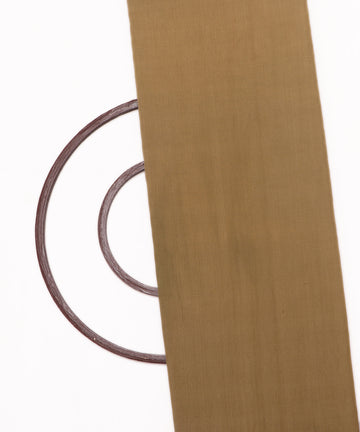 Khaki Colour Plain Rib Hosiery Fabric